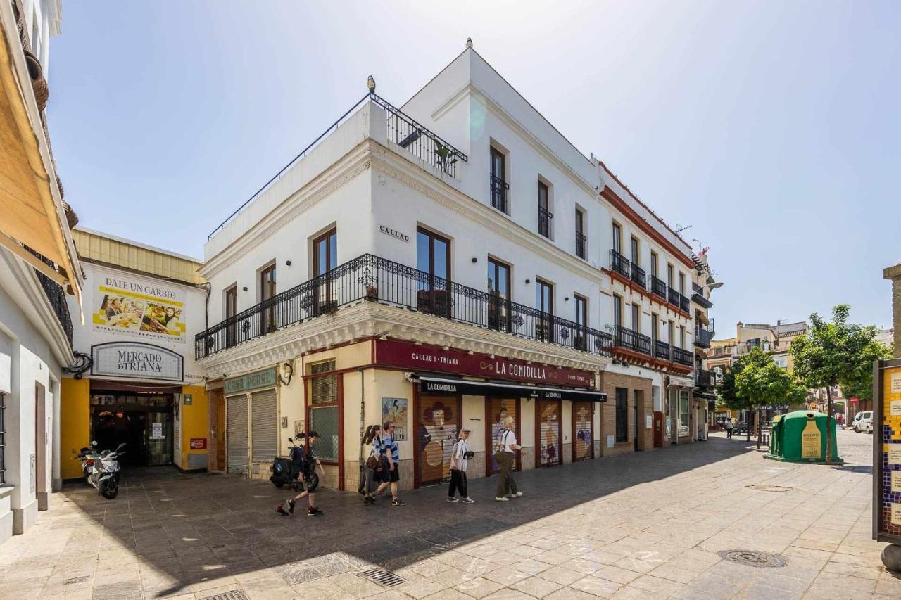 Comfy Away - Apartamento Exclusivo Mercado De Triana Con Balcon 세비야 외부 사진